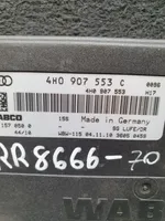 Audi A8 S8 D4 4H Sterownik / Moduł zawieszenia pneumatycznego 4H0907553C