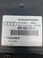 Audi A4 S4 B6 8E 8H Unité de commande / module de toit ouvrant 8H0959255A