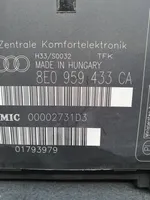 Audi A4 S4 B6 8E 8H Moduł / Sterownik komfortu 8E0959433CA