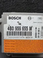 Audi A6 S6 C5 4B Turvatyynyn ohjainlaite/moduuli 4B0959655M