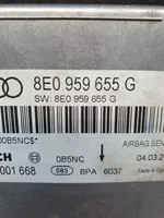 Audi A4 S4 B6 8E 8H Turvatyynyn ohjainlaite/moduuli 8E0959655G