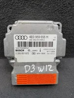Audi A8 S8 D3 4E Turvatyynyn ohjainlaite/moduuli 4E0959655H