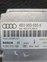 Audi A8 S8 D3 4E Module de contrôle airbag 4E0959655K