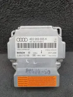 Audi A8 S8 D3 4E Turvatyynyn ohjainlaite/moduuli 4E0959655K