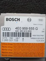 Audi A8 S8 D3 4E Turvatyynyn ohjainlaite/moduuli 4E0959655G