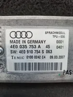 Audi A4 S4 B7 8E 8H Valdymo balsu modulis 4E0035753A