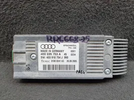 Audi A8 S8 D3 4E Äänikomentojen ohjainlaite 4E0035753A