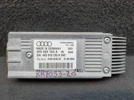 Audi A4 S4 B7 8E 8H Modulo di controllo comandi vocali 4E0035753A