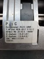 Audi A8 S8 D3 4E Monitori/näyttö/pieni näyttö 4E0857273E