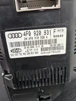 Audi A6 S6 C6 4F Spidometras (prietaisų skydelis) 4F0920931F