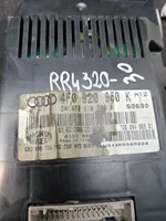 Audi A6 S6 C6 4F Compteur de vitesse tableau de bord 4F0920950K