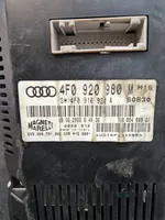 Audi A6 S6 C6 4F Spidometras (prietaisų skydelis) 4F0920980M