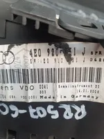 Audi A8 S8 D3 4E Tachimetro (quadro strumenti) 4E0920951J