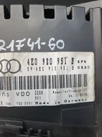 Audi A8 S8 D3 4E Tachimetro (quadro strumenti) 4E0920951B