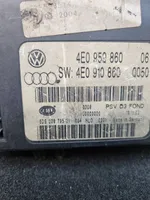 Audi A8 S8 D3 4E Istuimen säädön moduuli 4E0959860