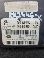 Audi A8 S8 D3 4E Sėdynės valdymo blokas 4E0959860
