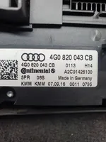 Audi A6 S6 C7 4G Ilmastoinnin ohjainlaite 4G0820043CB