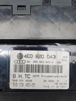 Audi A8 S8 D3 4E Ilmastoinnin ohjainlaite 4E0820043