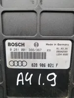 Audi A4 S4 B5 8D Блок управления двигателя 028906021F