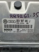 Audi A4 S4 B6 8E 8H Variklio valdymo blokas 8E0907401J