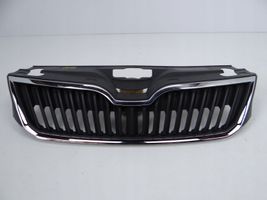 Skoda Rapid (NH) Grille calandre supérieure de pare-chocs avant 5JA853668