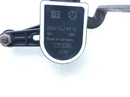 Mercedes-Benz GLE (W166 - C292) Sensore di livello altezza posteriore sospensioni pneumatiche A0045429918