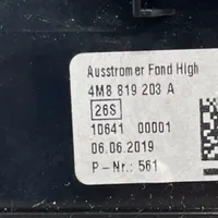 Audi Q8 Rejilla de ventilación trasera 4M8819203A