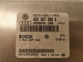 Audi A8 S8 D2 4D Centralina ESP (controllo elettronico della stabilità) 4D0907389E