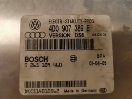 Audi A8 S8 D2 4D Aktiivijousituksen ohjainlaite (ESP) 4D0907389E