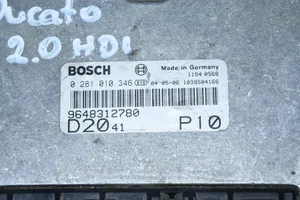 Peugeot Boxer Sterownik / Moduł ECU 9648312780