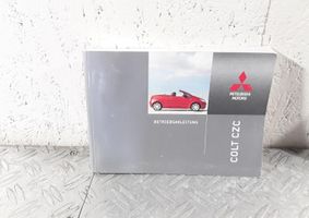 Mitsubishi Colt CZ3 Carnet d'entretien d'une voiture 