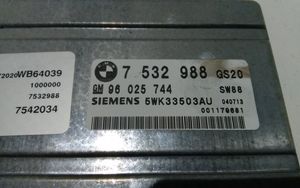 BMW X3 E83 Module de contrôle de boîte de vitesses ECU 7532988