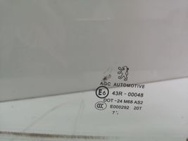 Peugeot 307 aizmugurējo durvju stikls 43R00048