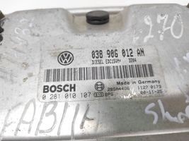 Skoda Fabia Mk1 (6Y) Sterownik / Moduł ECU 038906012AN