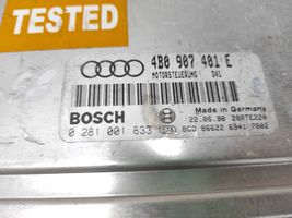 Audi A4 S4 B5 8D Centralina/modulo del motore 4B0907401E