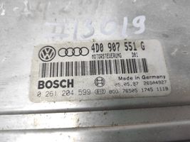 Audi A4 S4 B5 8D Centralina/modulo del motore 4D0907551G