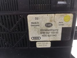 Audi A8 S8 D2 4D Oro kondicionieriaus/ klimato/ pečiuko valdymo blokas (salone) 4D0820043