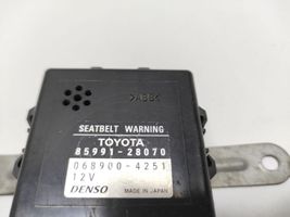 Toyota Previa (XR30, XR40) II Témoin lumineux ceinture de sécurité 8599128070