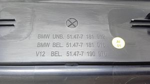 BMW 7 F01 F02 F03 F04 Listwa progowa przednia 51477181012