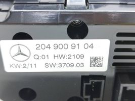 Mercedes-Benz C AMG W204 Ilmastoinnin ohjainlaite 2049009104