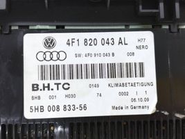 Audi A6 S6 C6 4F Oro kondicionieriaus/ klimato/ pečiuko valdymo blokas (salone) 4F1820043AL