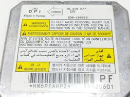 Chevrolet Lacetti Module de contrôle airbag 96818877