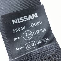 Nissan Qashqai+2 Takaistuimen turvavyö 88844JD000