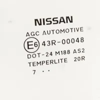 Nissan Qashqai+2 Vitre de fenêtre porte arrière 43R00048