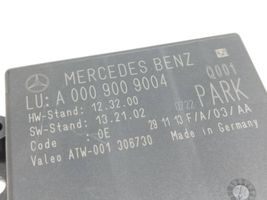 Mercedes-Benz S W222 Sterownik / Moduł parkowania PDC A0009009004