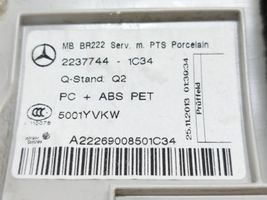 Mercedes-Benz S W222 Monitor del sensore di parcheggio PDC A2226900850