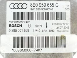 Audi A4 S4 B7 8E 8H Oro pagalvių valdymo blokas 8E0959655G