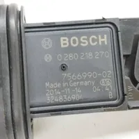 BMW 6 F12 F13 Przepływomierz masowy powietrza MAF 7566990