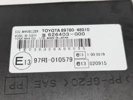 Lexus RX 330 - 350 - 400H Unité de commande dispositif d'immobilisation 8978048010