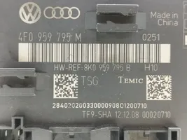 Audi A6 S6 C6 4F Durų elektronikos valdymo blokas 4F0959795M